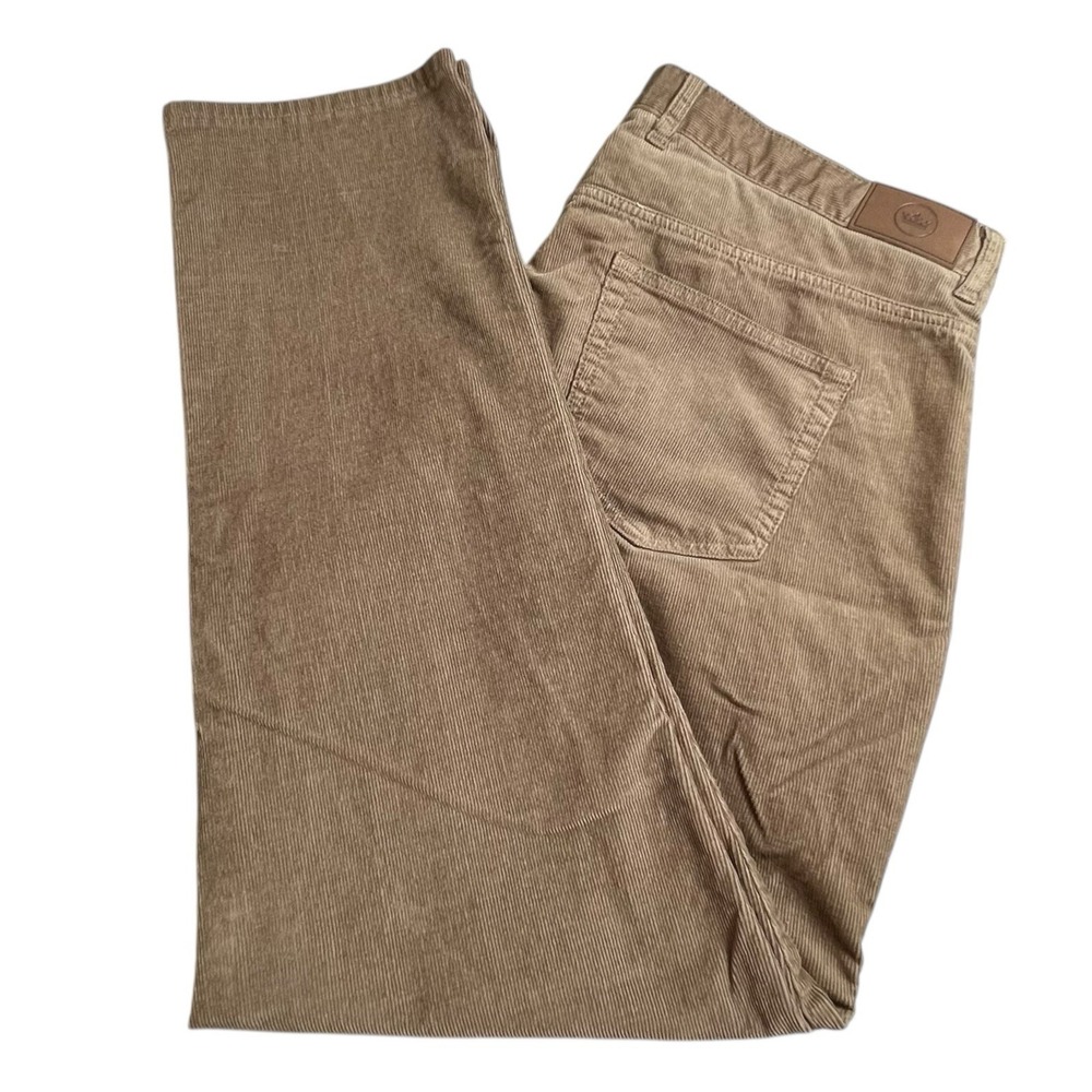 Peter Millar Mens 40X30‎ Brown Corduroy Straight Leg 5 Pocket Pant